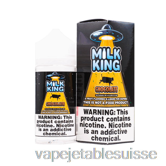 Vape Suisse Chocolat - Lait Roi - 100ml 3mg